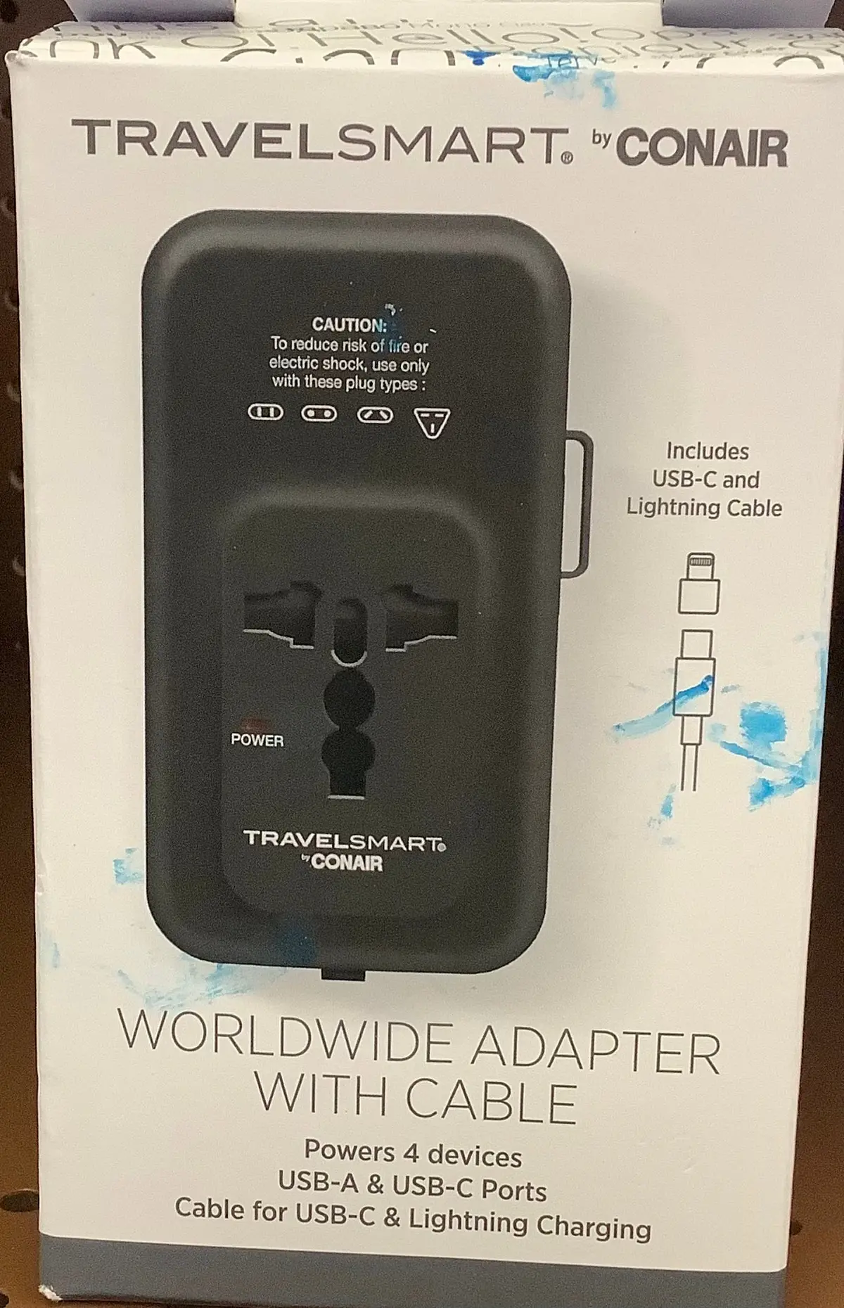 Travel Smart Does-It-All Adapter With Cables & Usb-A & C Ports 1