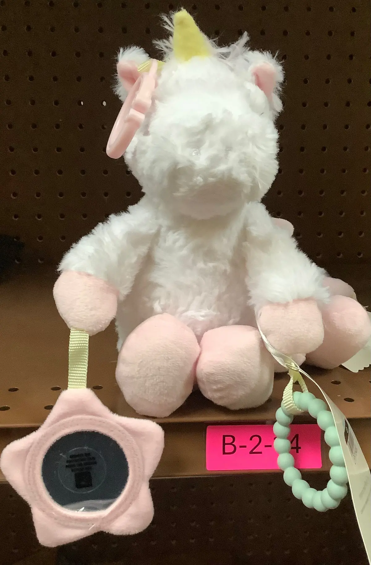 White Unicorn Plush Interactive Toy 1