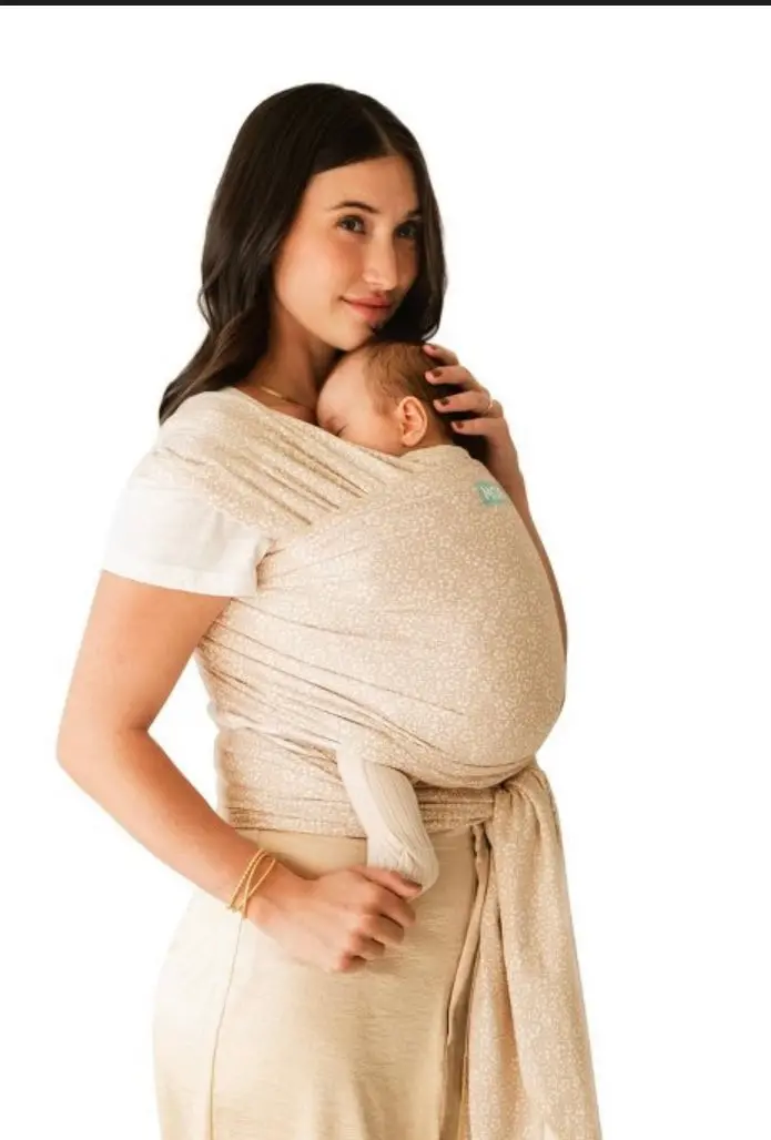 Moby Classic Wrap Baby Carrier - Coastal Blooms 1