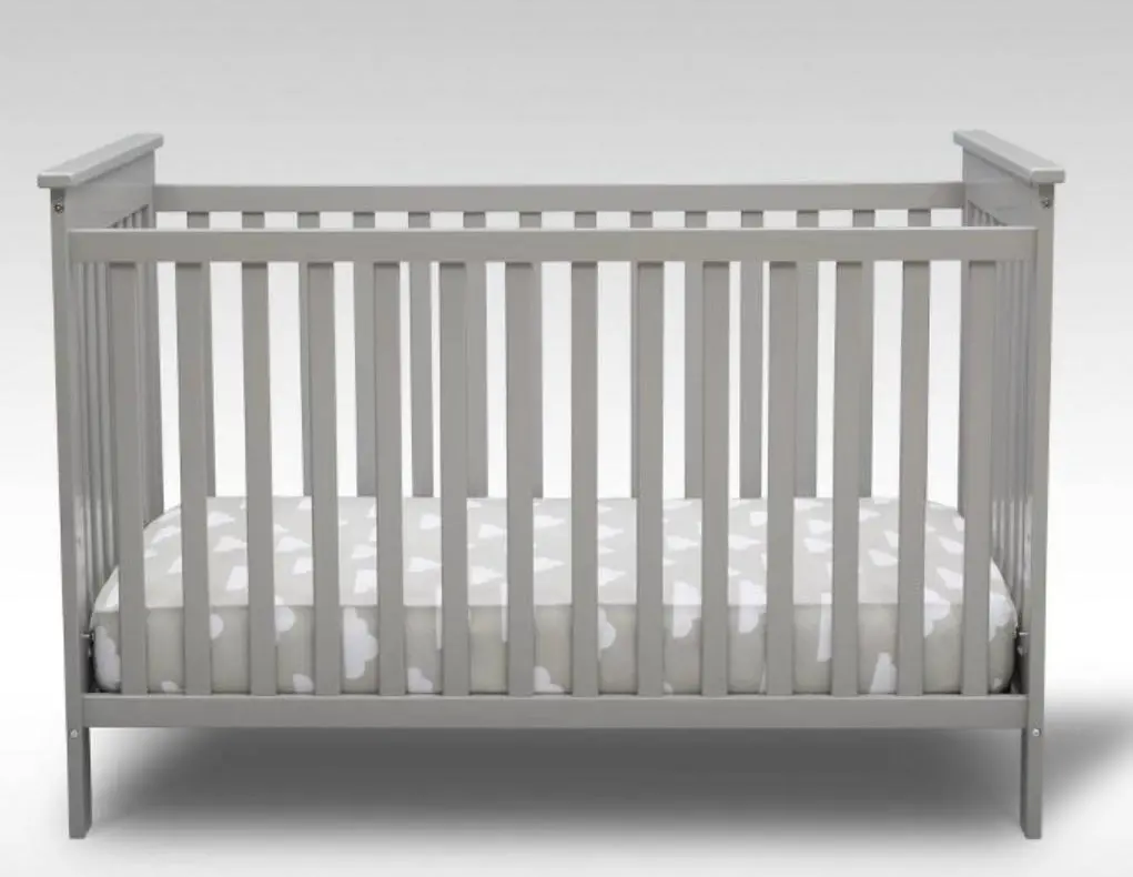 Delta Children Adley 3-In-1 Convertible
Crib - Gray 1