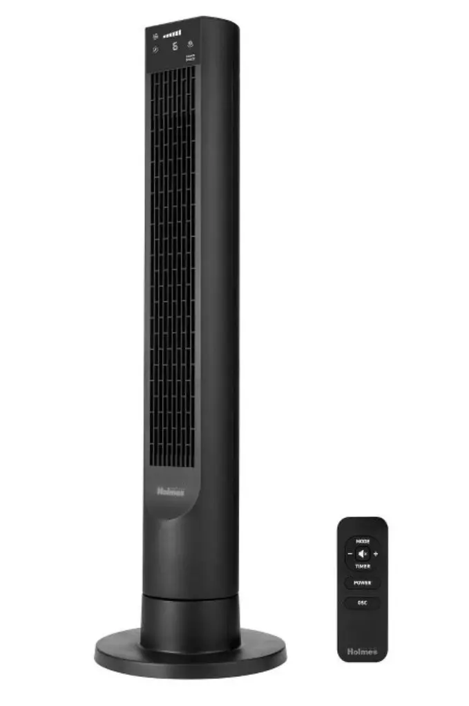 Holmes 40" Oscillating Digital Tower Fan With Clear Read Display 1
