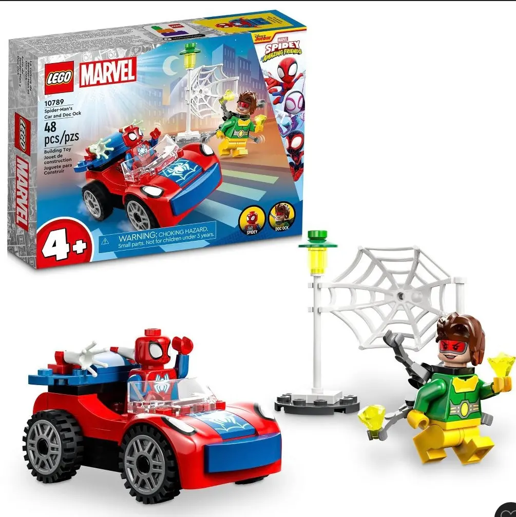 Lego Marvel Spider-Man Car And Doc Ock Spidey Toy 10789 1