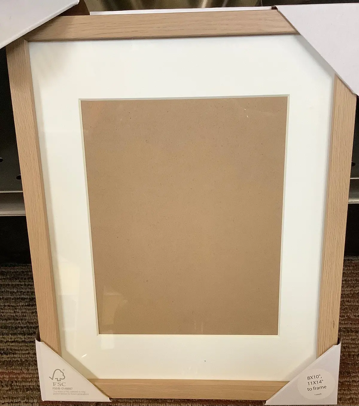 11" X 14" Matted To 8" X 10" Thin Gallery Frame With Mat 1