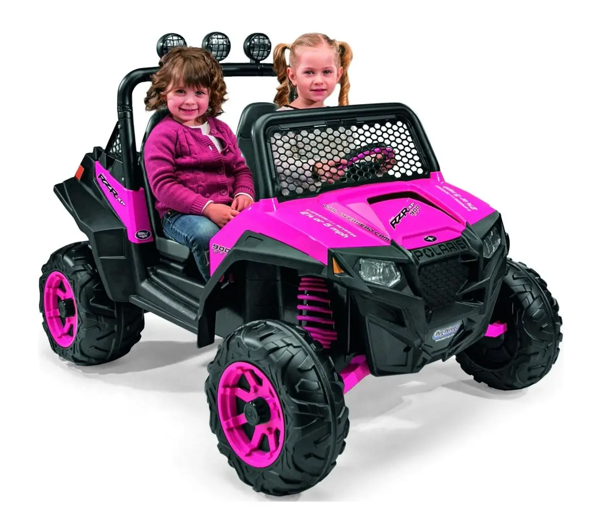 Peg Perego Polaris Ranger Rzr 900 12-Volts Battery-Powered Ride-On, Pink 1
