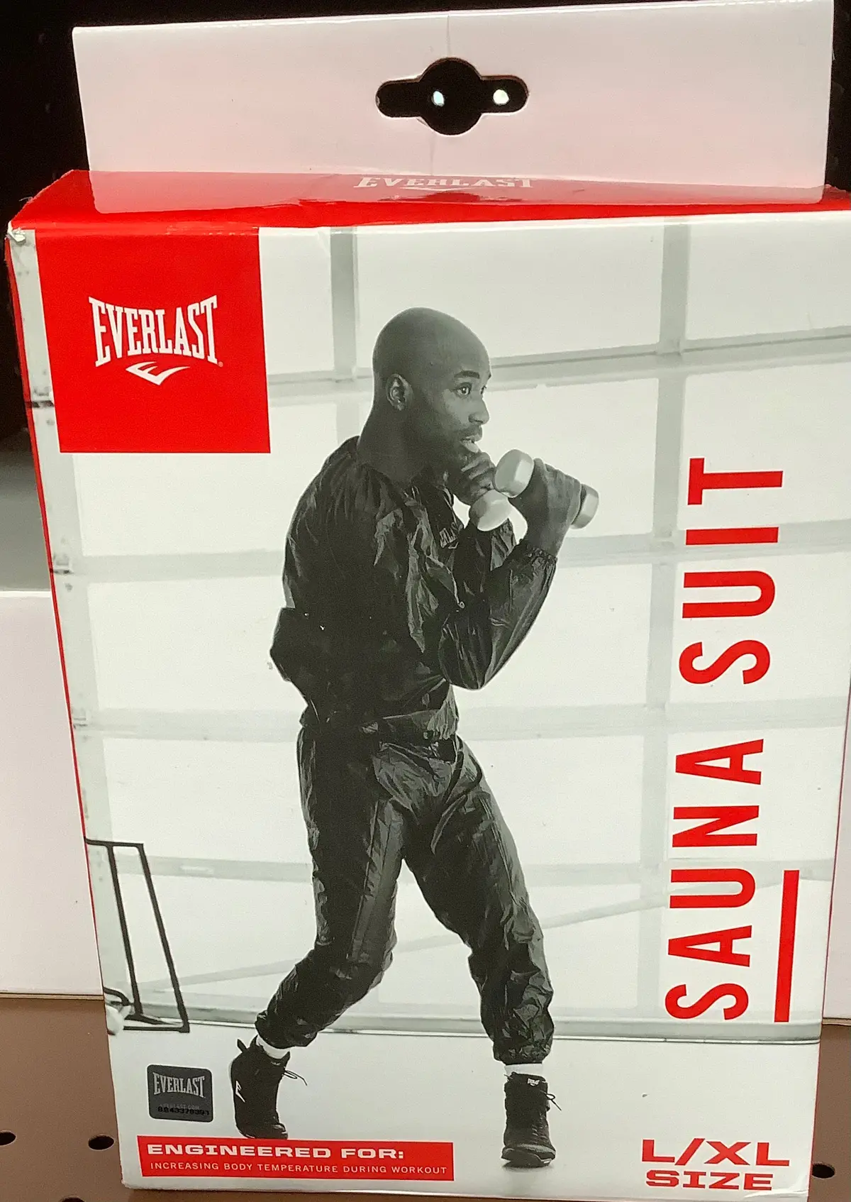 Everlast Men's Pvc Sauna Suit - Black- L/Xl 1