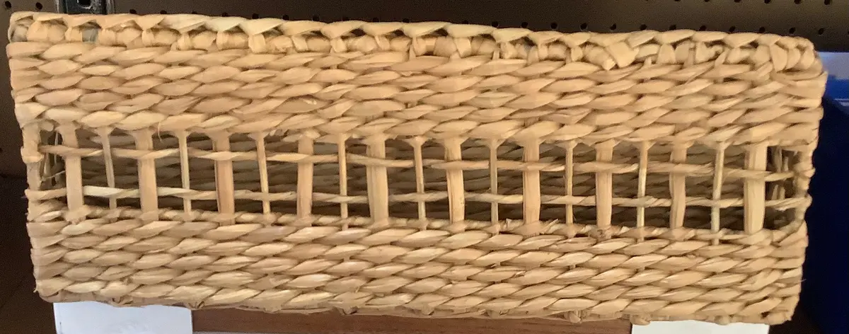 Woven Multipurpose Compartment Caddy Natural 1