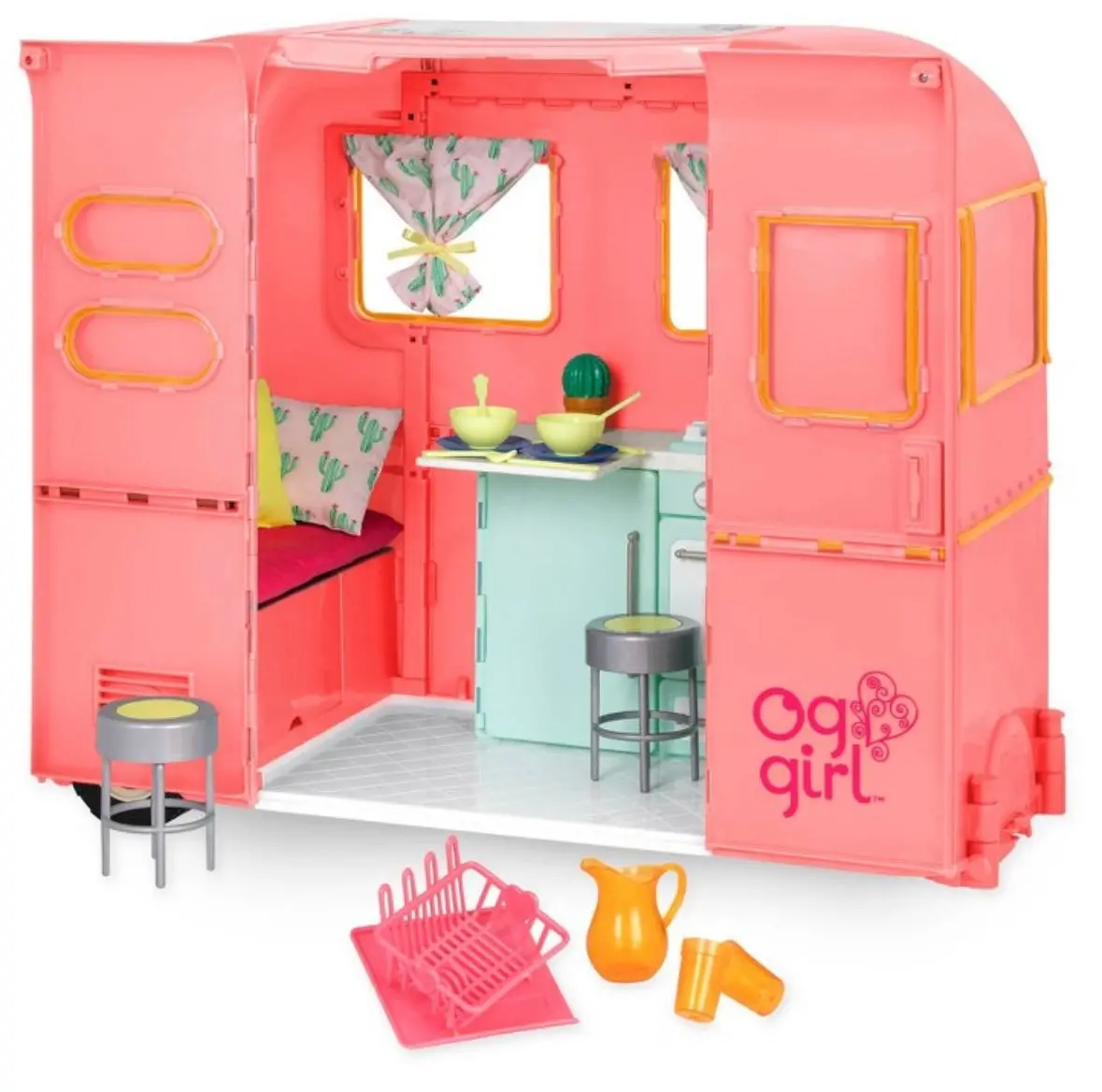 Our Generation Rv Seeing You Camper For 18" Dolls - Pink 1