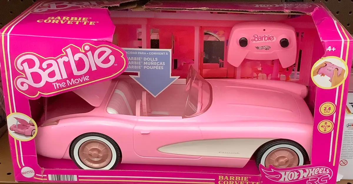 Hot Wheels Rc Barbie Corvette Remote Control Car From
Barbie: The Movie 1