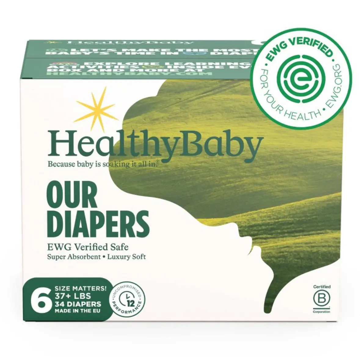 Healthybaby Diapers - Size 6 - 34Ct 1