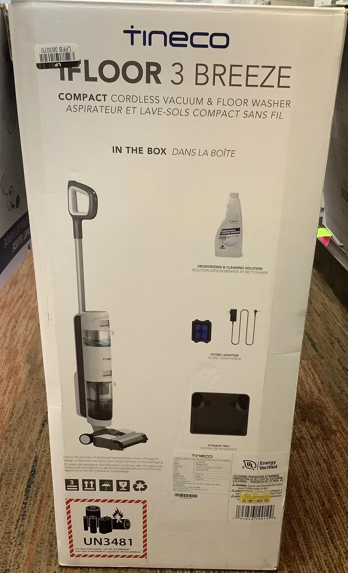 Tineco Ifloor 3 Breeze - Cordless Wet/Dry Vacuum Cleaner And Hard Floor Washer Brand New!!! 1