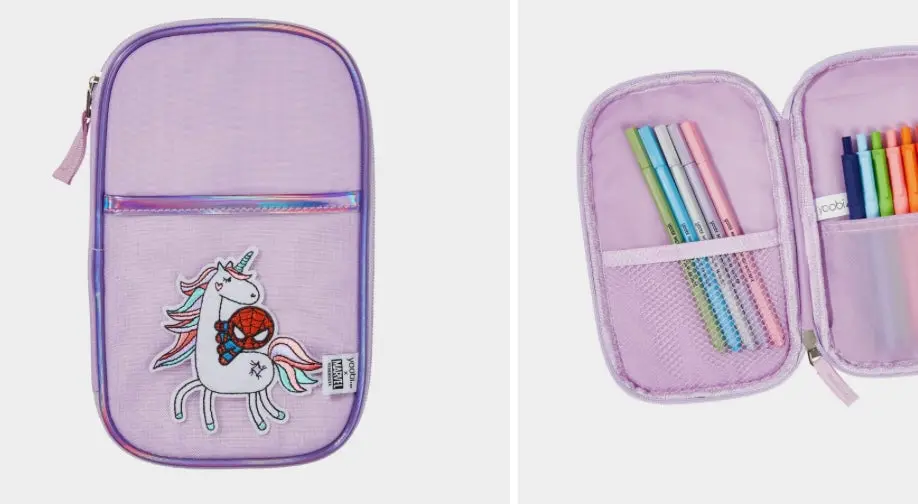 Yoobi X Marvel Unicorn Spider-Man Pencil Case 1