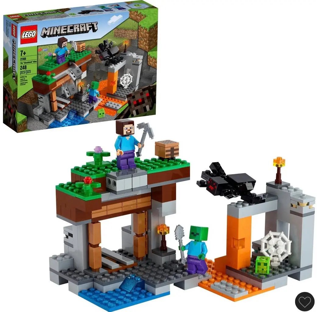 Lego Minecraft The Abandoned Mine Set With Figures 21166 1