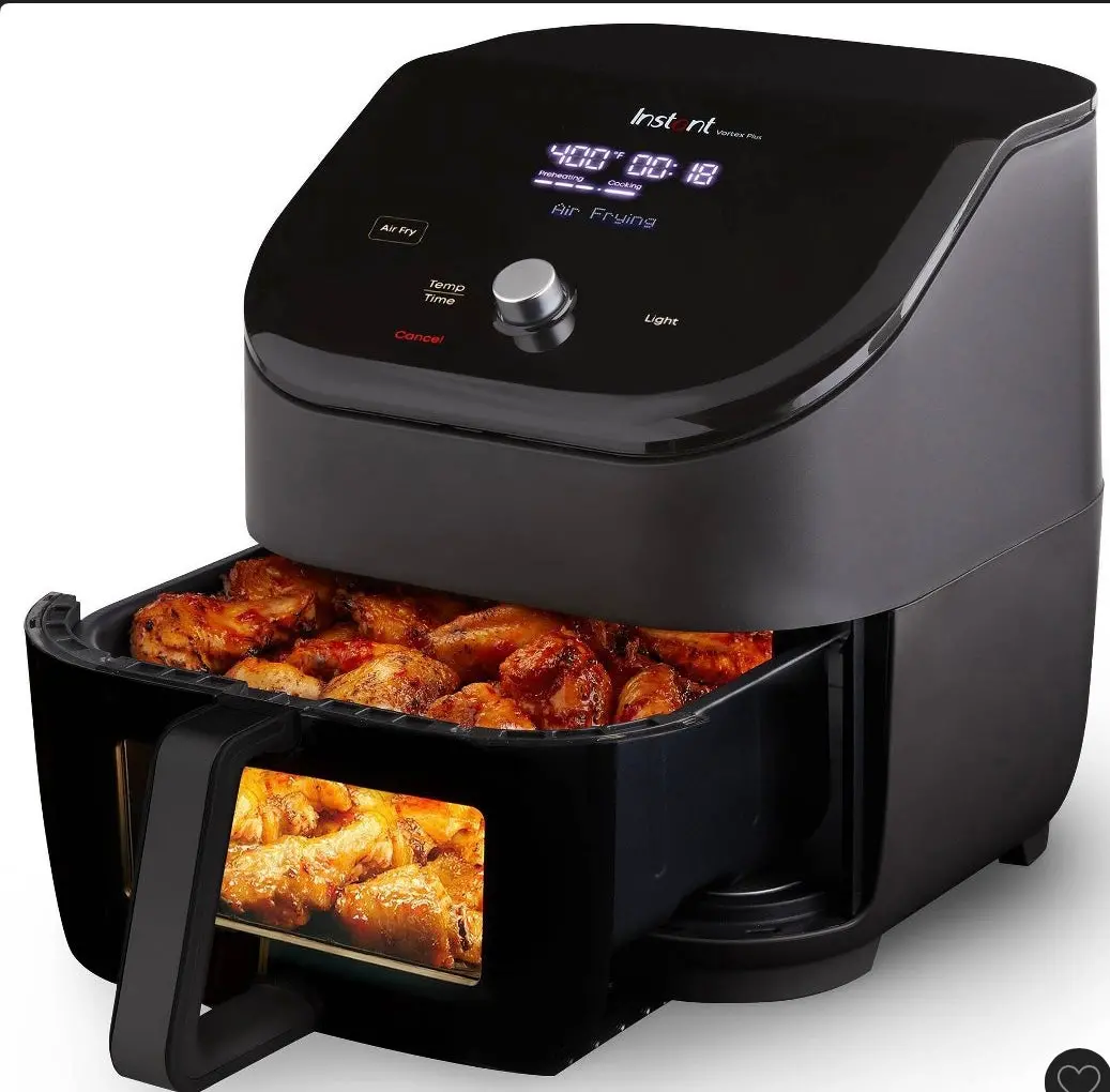Instant Vortex Plus 6Qt Air Fryer With Clearcook - Black 1
