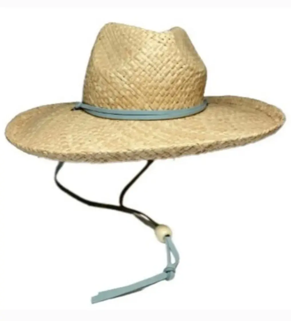 Straw Hat With Adjustable String Women’S 1