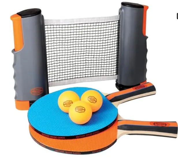 Outside Inside Backpack Travel Ping-Pong Set For Camping,... 1
