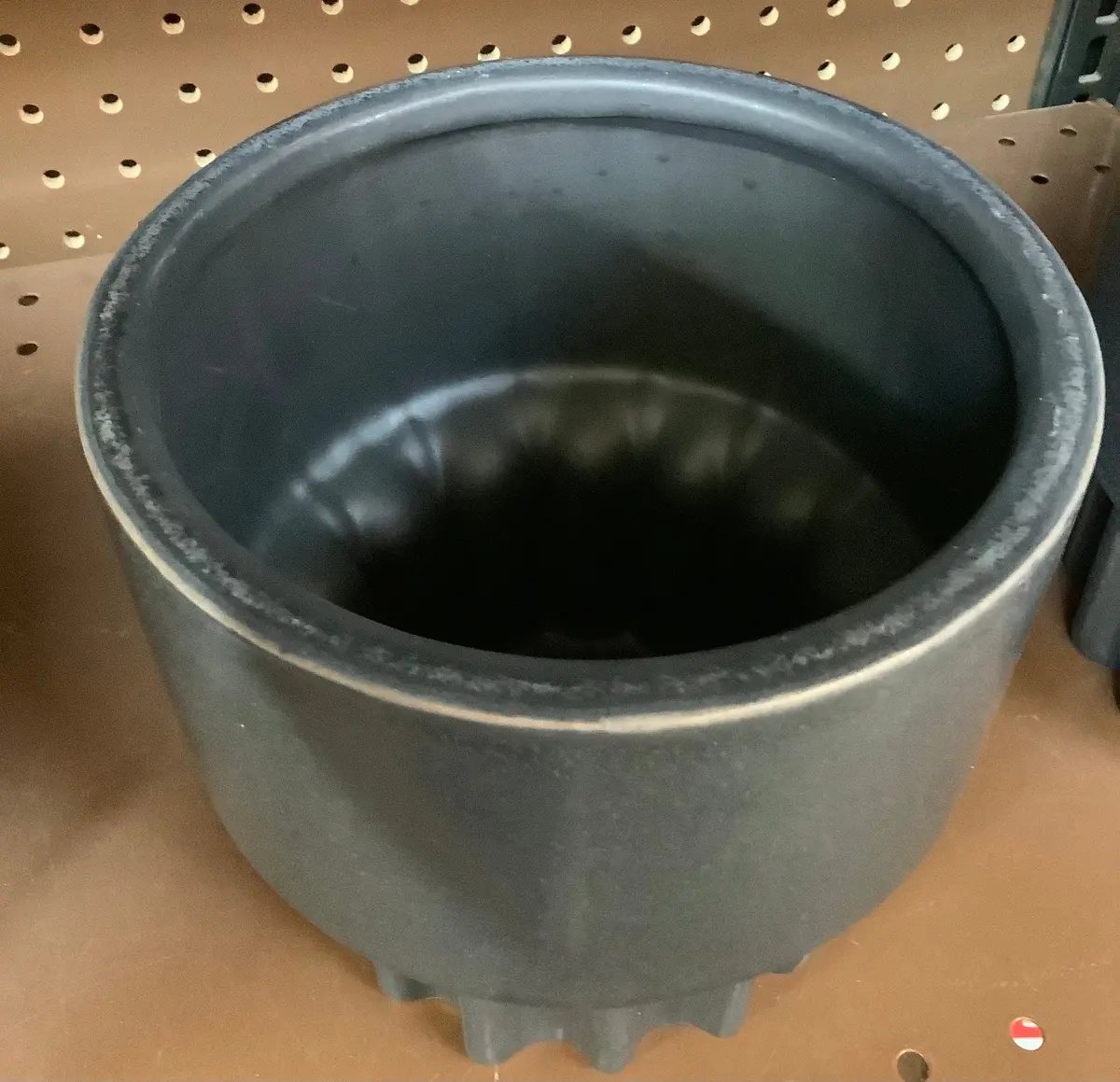 Geared Ceramic Indoor Outdoor Planter Pot Charcoal
5.94"X5.94" 1