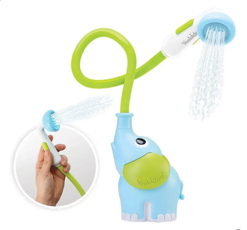 Yookidoo Elephant Baby Shower Bath Toy - Blue 1