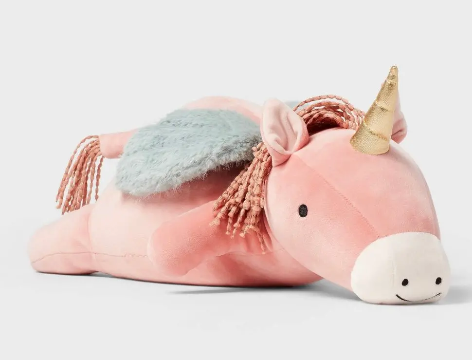 Pegasus Weighted Plush Kids' Throw Pillow 1