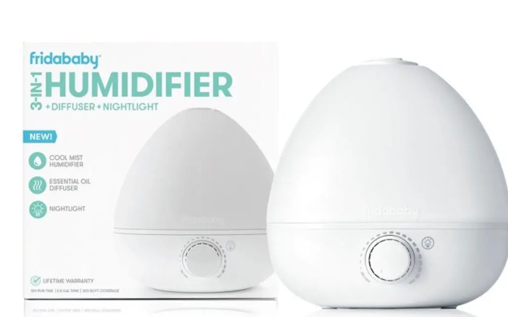 Frida Baby 3-In-1 Humidifier With Diffuser And Nightlight 1