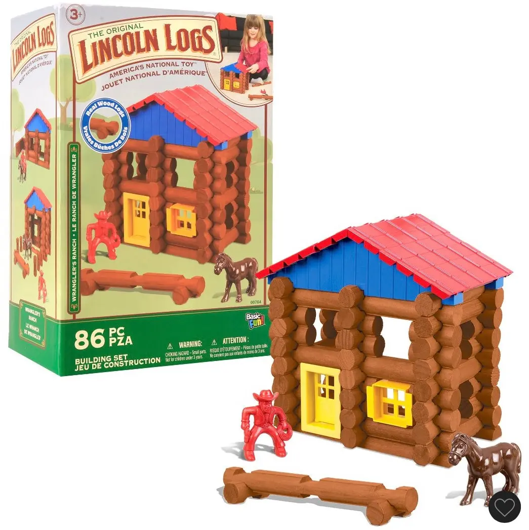 Lincoln Logs Wranglers Ranch Retro Box Set 1