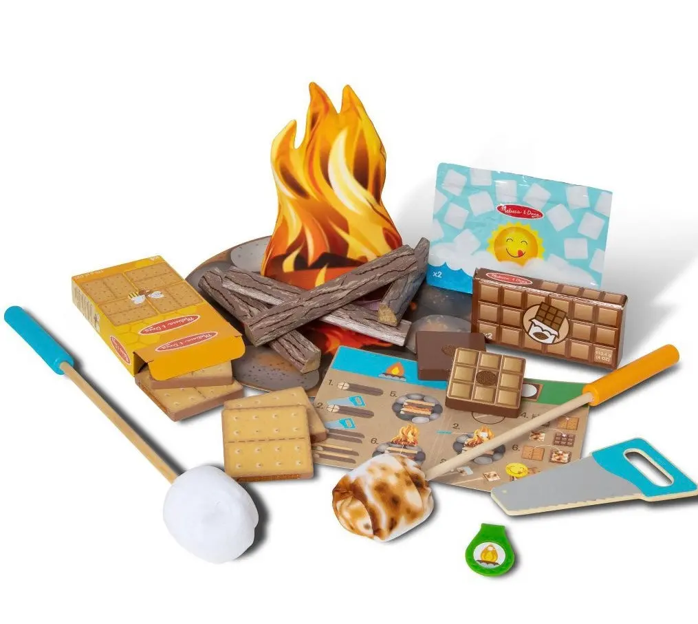 Melissa & Doug Let's Explore S'mores & More Campfire
Play Set 1