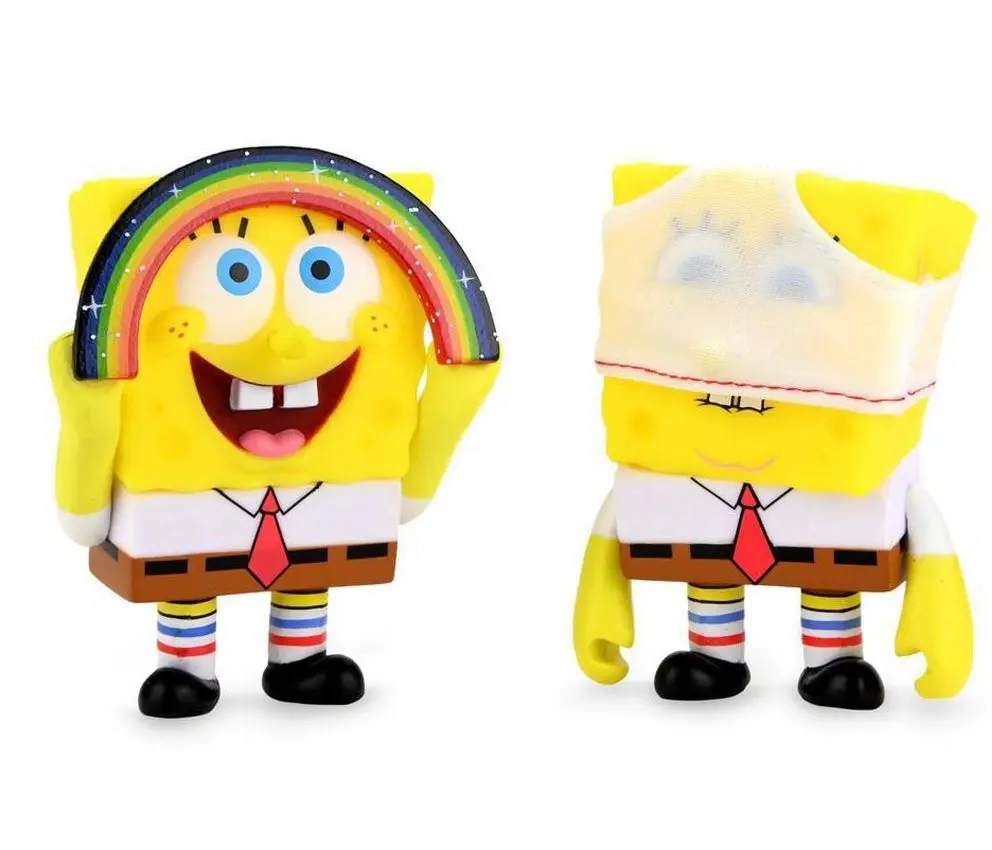 Neca Spongebob Imaginaaation Spongebob & Spongebob
Underpants 3" Vinyl Figures - 2Pk 1