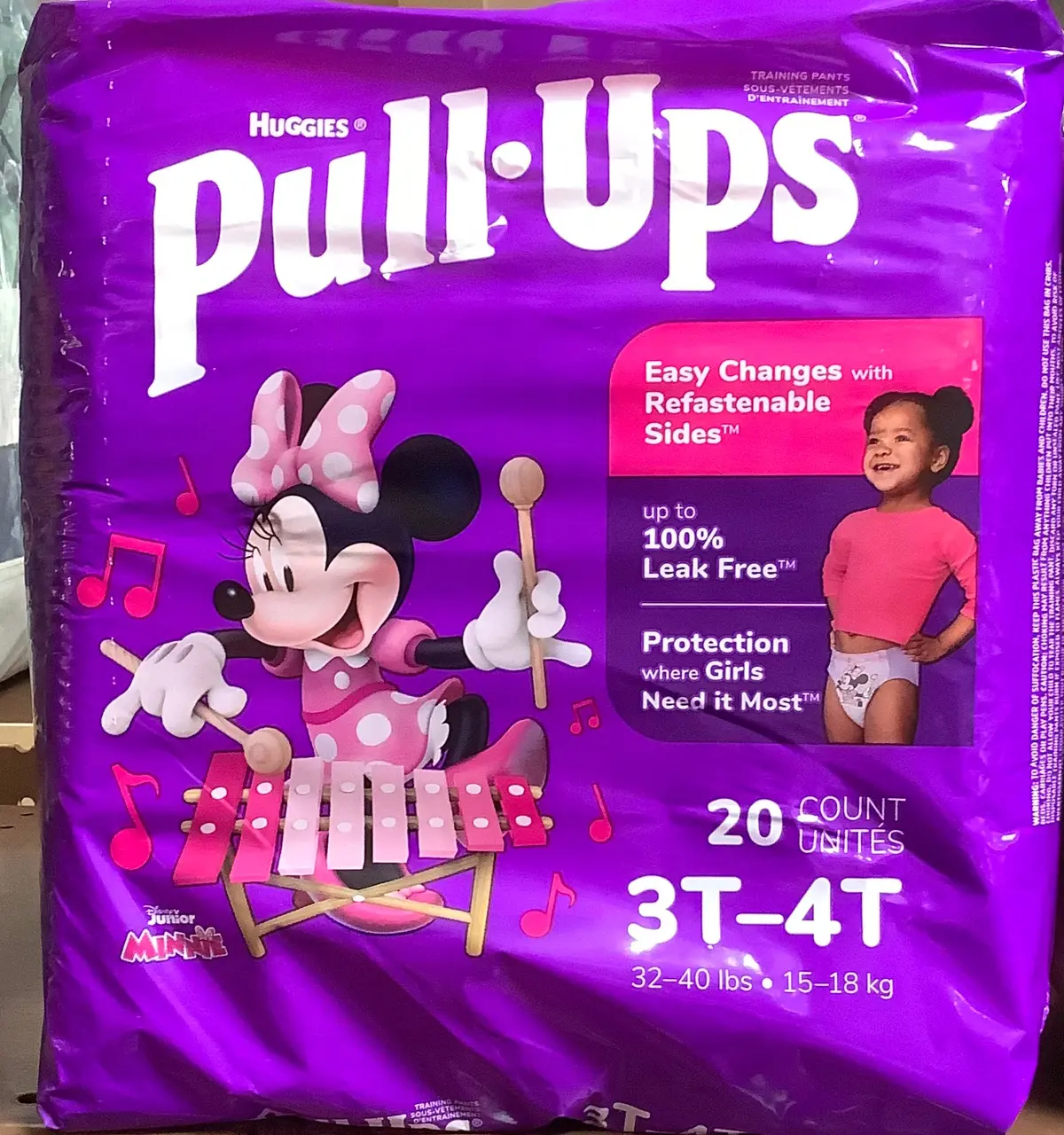 Pull-Ups Girls' Potty Training Pants - 3T-4T - 20Ct 1
