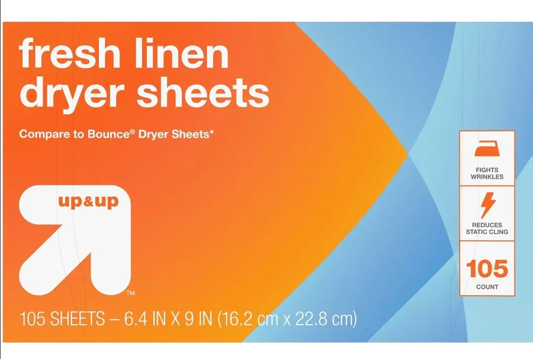 Fresh Linen Fabric Softener Dryer Sheets - 105Ct 1