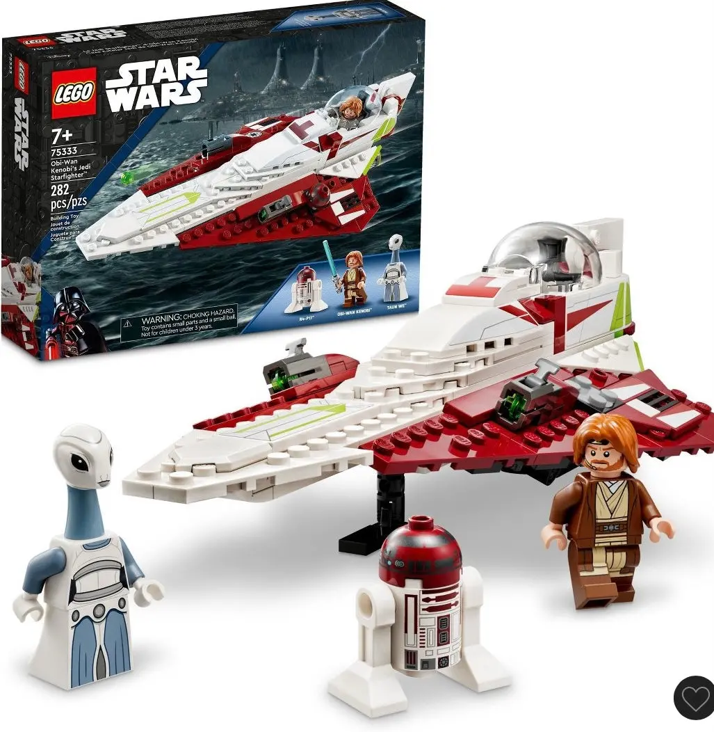 Lego Star Wars Obi-Wan Kenobi Jedi Starfighter 75333
Building Toy Set 1