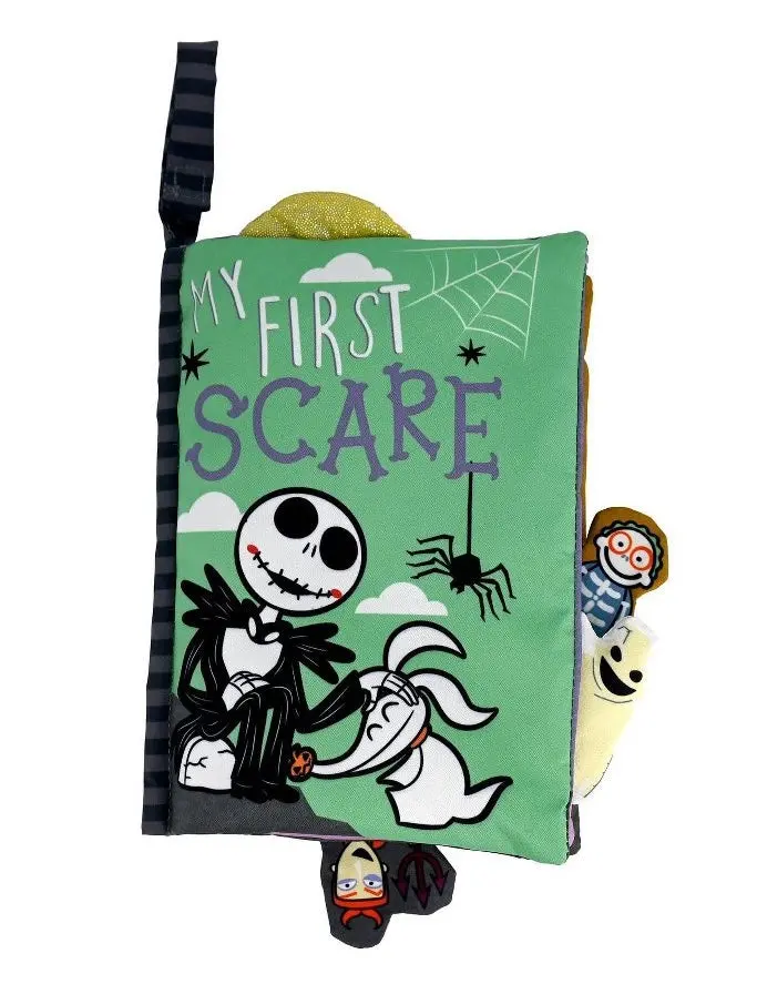 Disney Baby Nightmare Before Christmas Soft Book Crib Toy And Soother 1