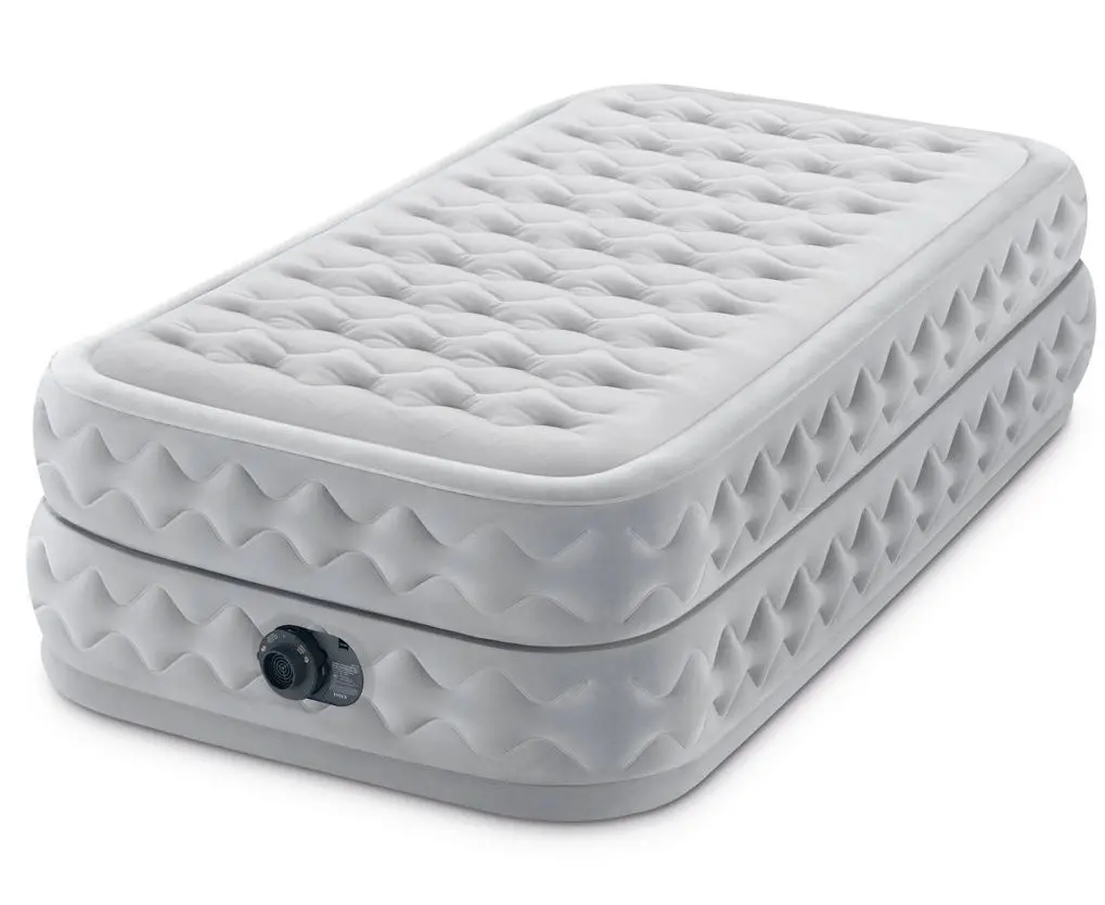 Intex 20" Supreme Air-Flow Twin Size Air Mattress With Internal 120V Pump 1