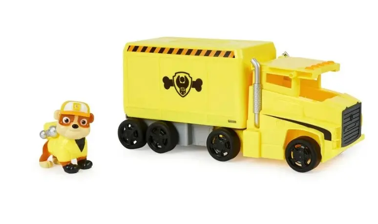 Paw Patrol, Big Truck Pup's Rubble Transforming Vehicle And Figure 1