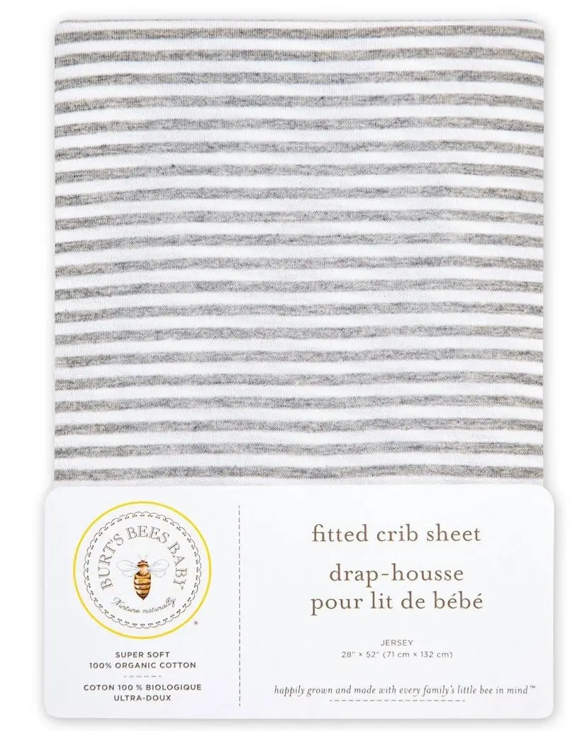 Burt's Bees Baby® Organic Fitted Crib Sheet 1
