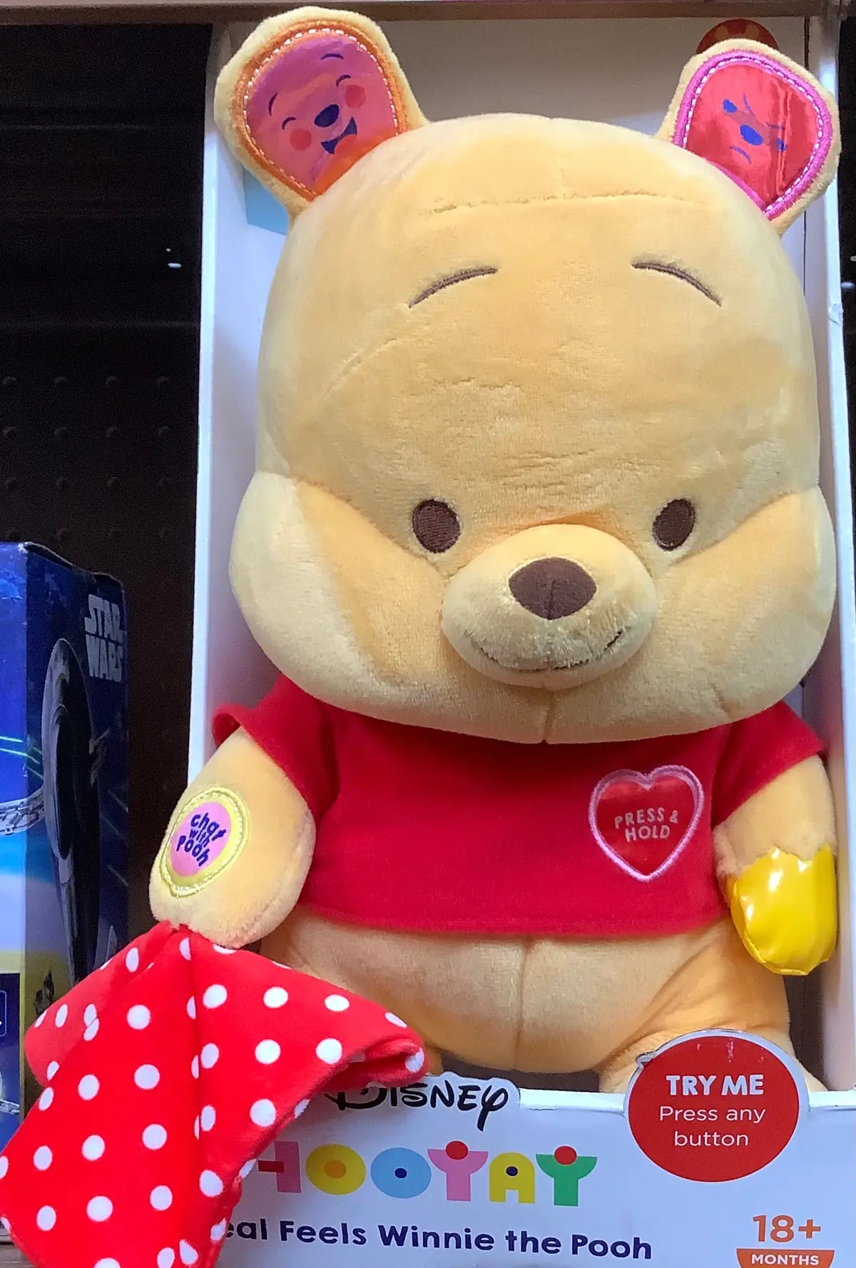 Disney Hooyay Real Feels Winnie The Pooh Stuffed Animal 1