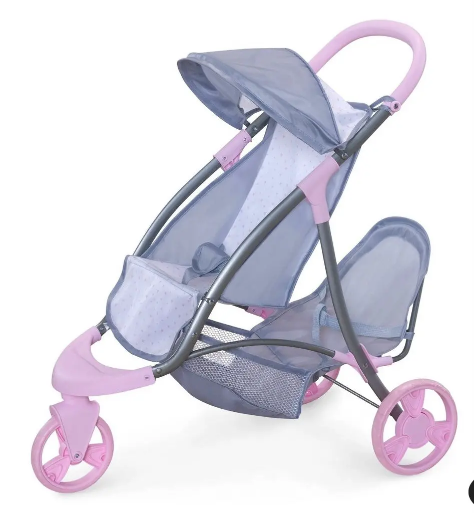 Perfectly Cute Double Stroller For Baby Dolls 1