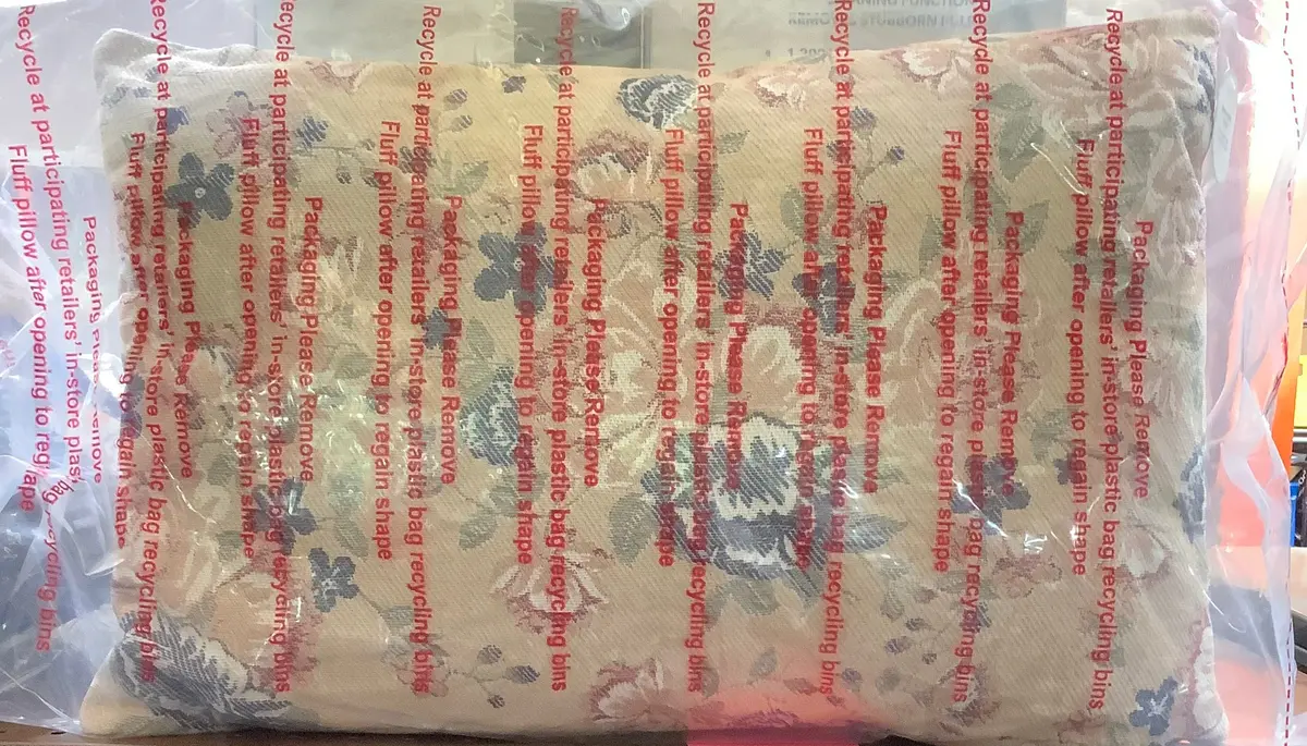 Oversize Woven Floral Lumbar Throw Pillow - Clearance 1