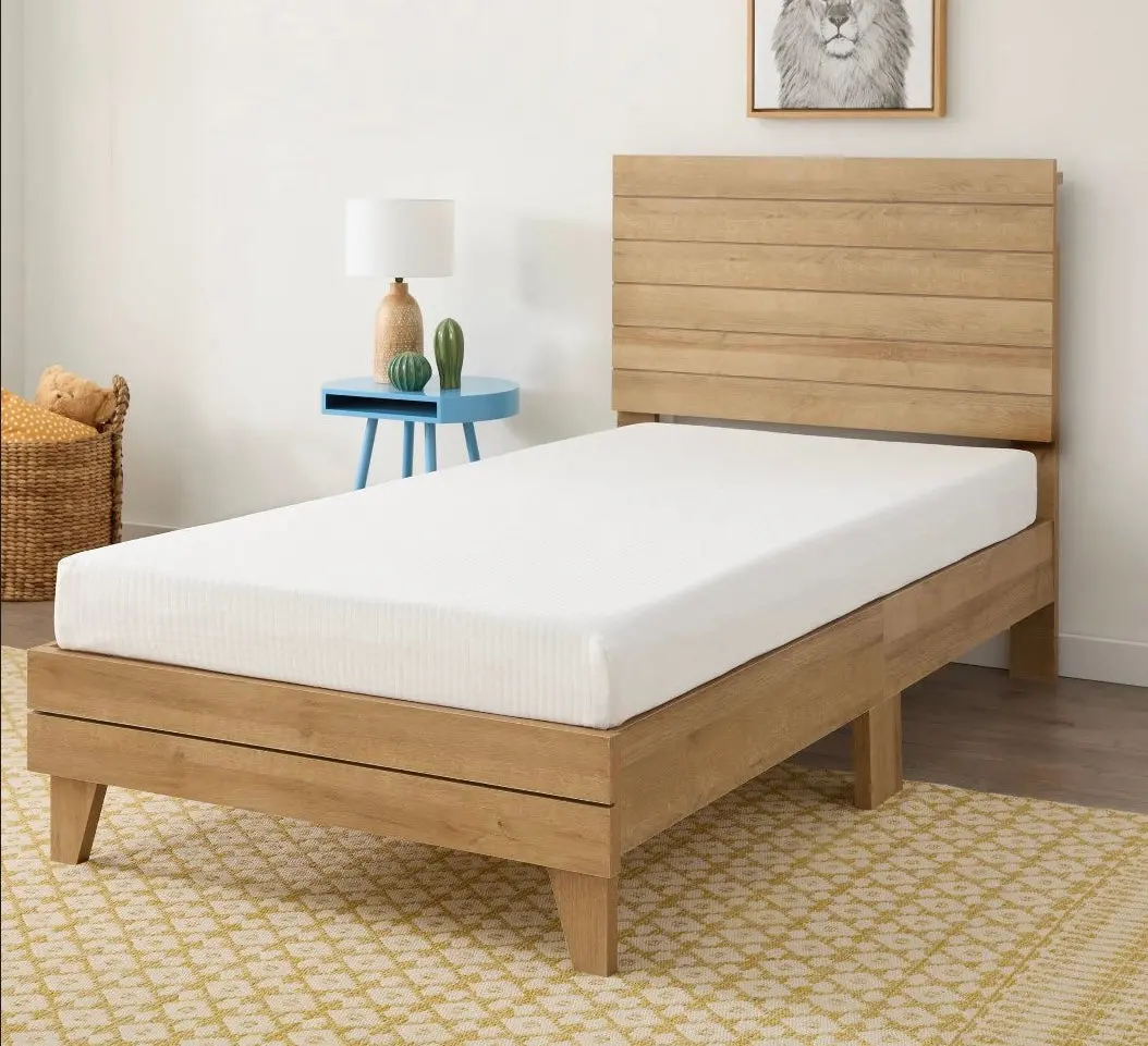 6" Gel Memory Foam Mattress With Antimicrobial Fabric
Cover - Twin 1