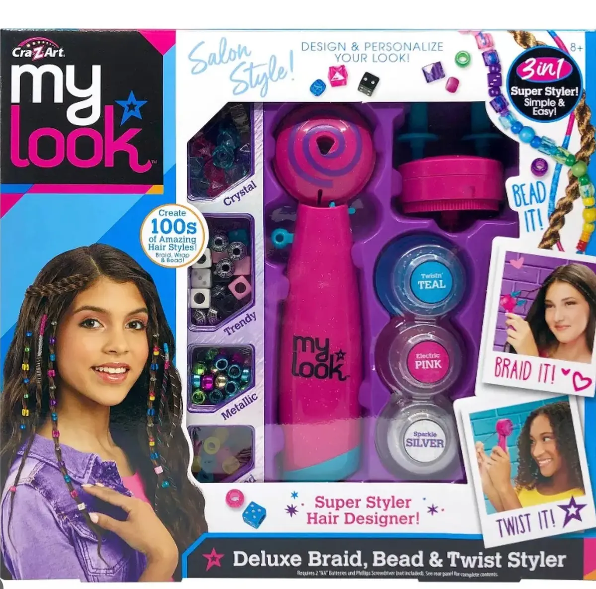 My Look 3 In 1 Deluxe Braid Bead & Twist Styler Algeria | Ubuy 1