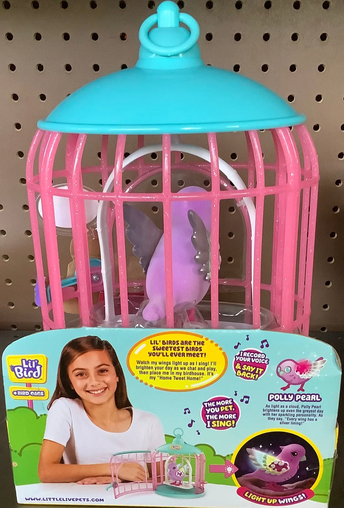 Little Live Pets - Lil' Bird & Bird Cage - Polly Pearl 1