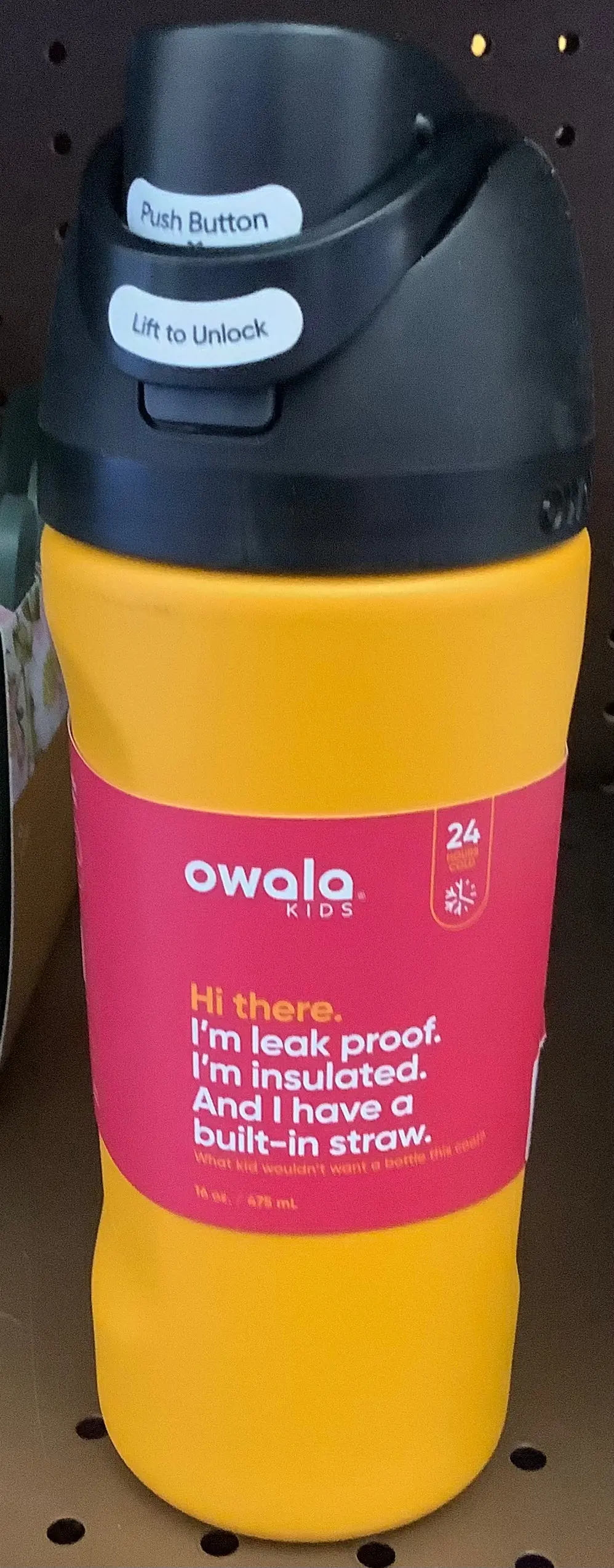 Owala 16Oz Kids' Freesip Stainless Steel Water Bottle 1