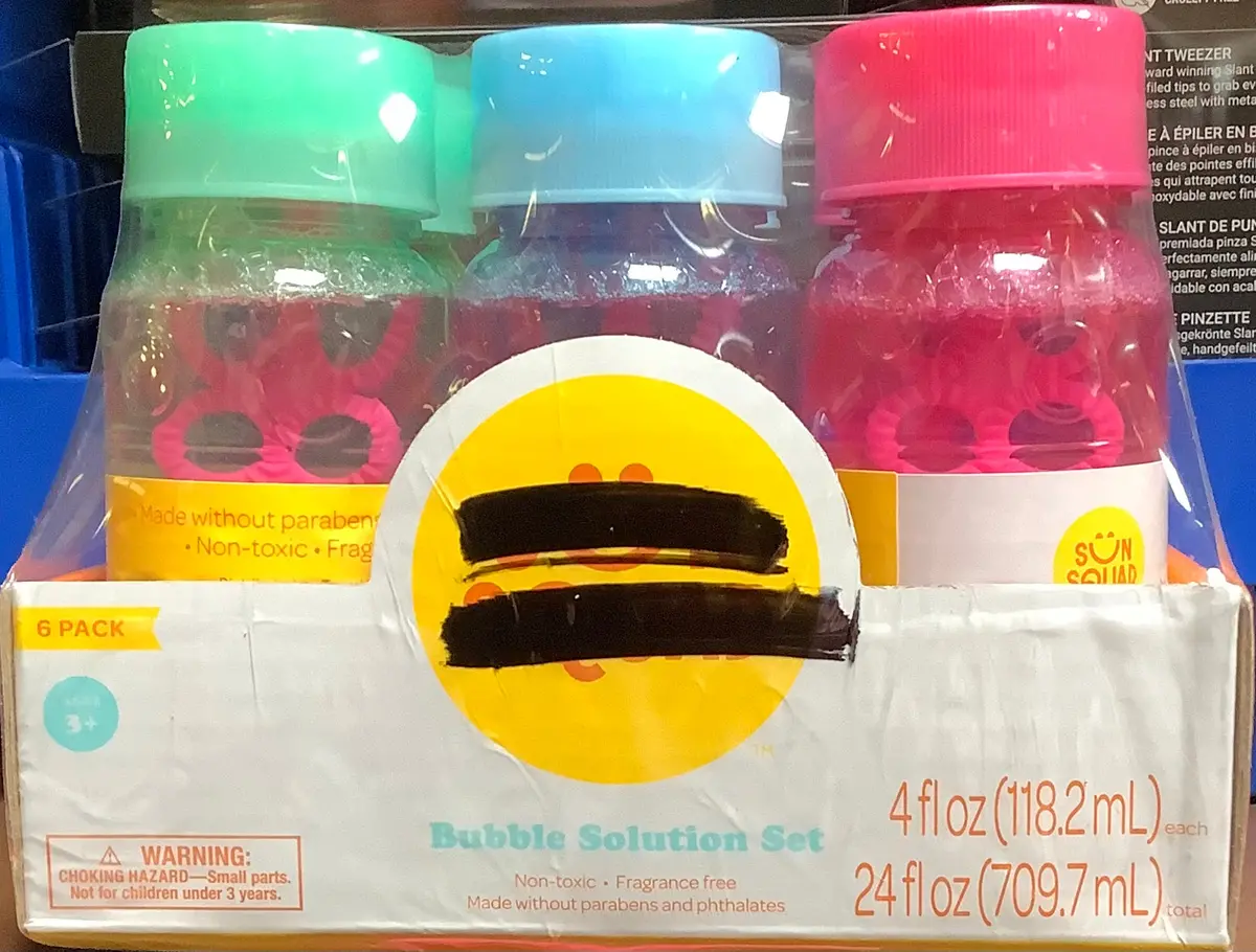 Bubble Solution 4Oz 6Pk 1