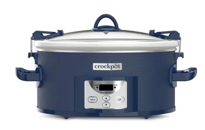 Crock-Pot 7Qt One Touch Cook And Carry
Slow Cooker - Blue 1