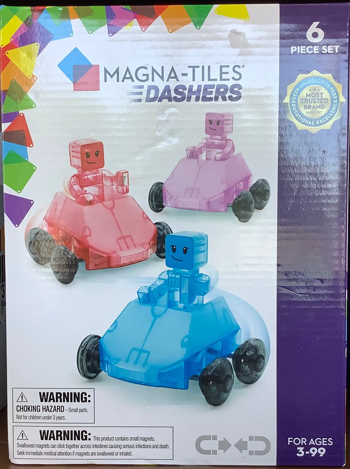 Magna-Tiles Dashers 6-Piece Set 1