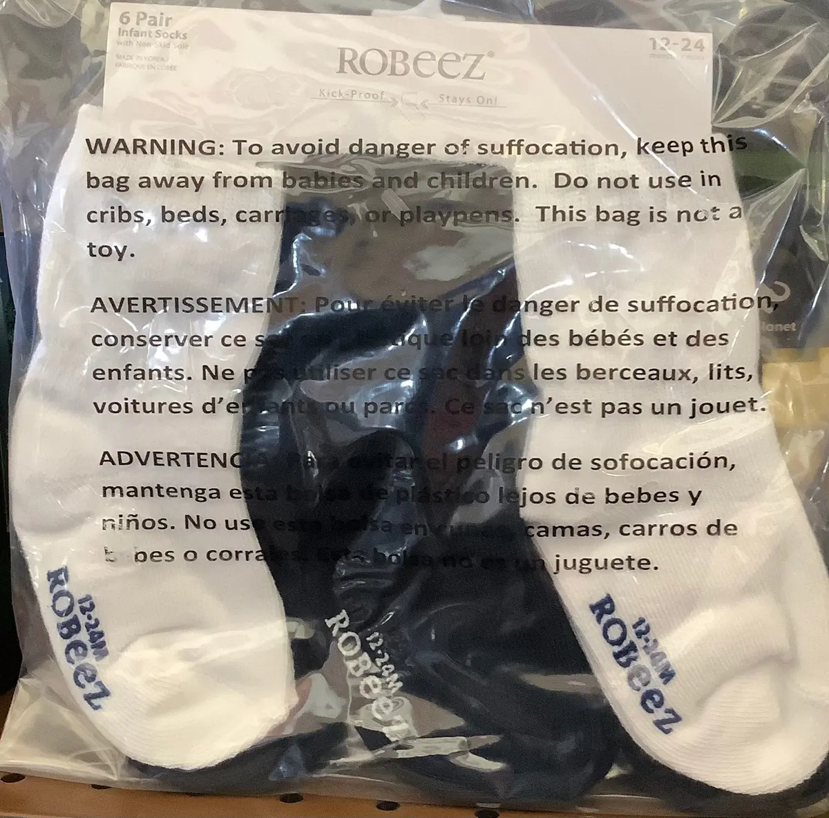 Robeez 6 Pair Infant Socks 1