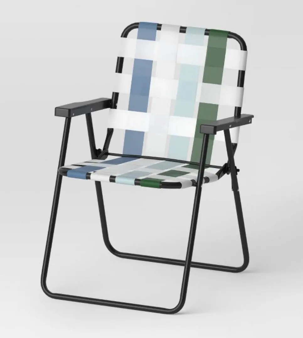 Webstrap Outdoor Portable Beach Chair
Blue 1