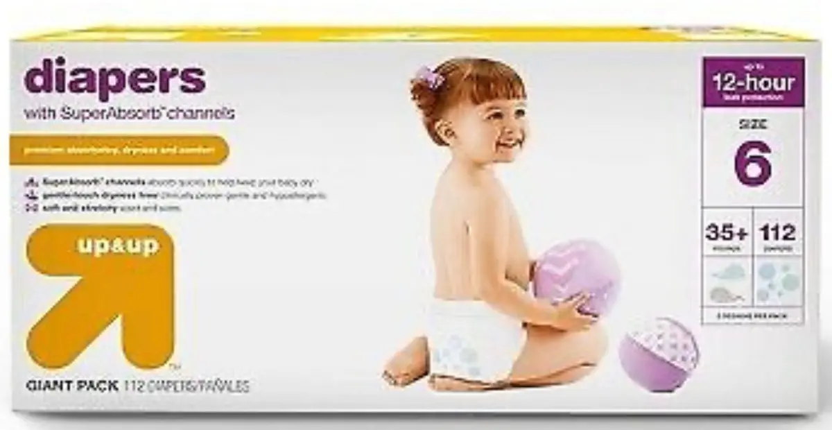Diapers Giant Pack Size 6 - 112Ct 1