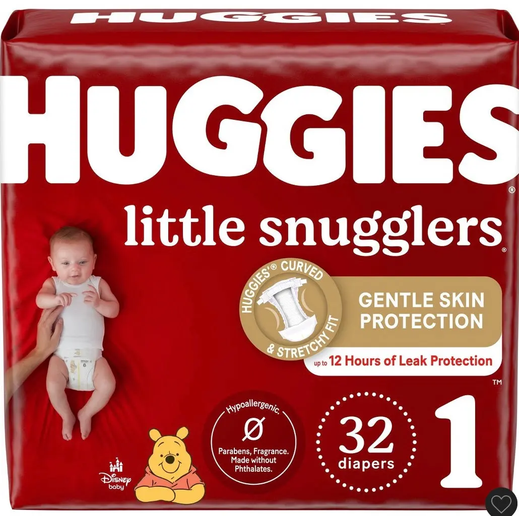 Huggies Little Snugglers Diapers Jumbo Pack - Size 1 (32Ct) 1