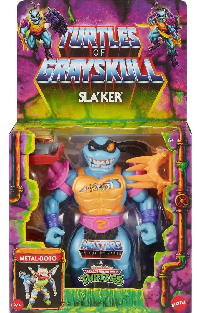 Masters Of The Universe X Teenage Mutant Ninja Turtles
Sla'ker Action Figure 1