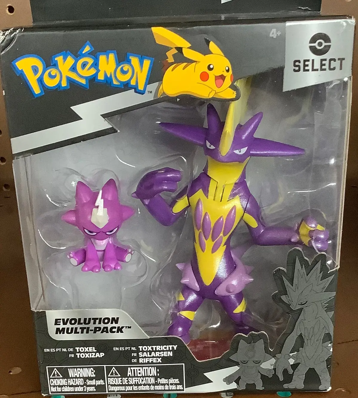 Pokémon Select Evolution Toxel And Toxtricity Action Figure Set - 2Pk 1