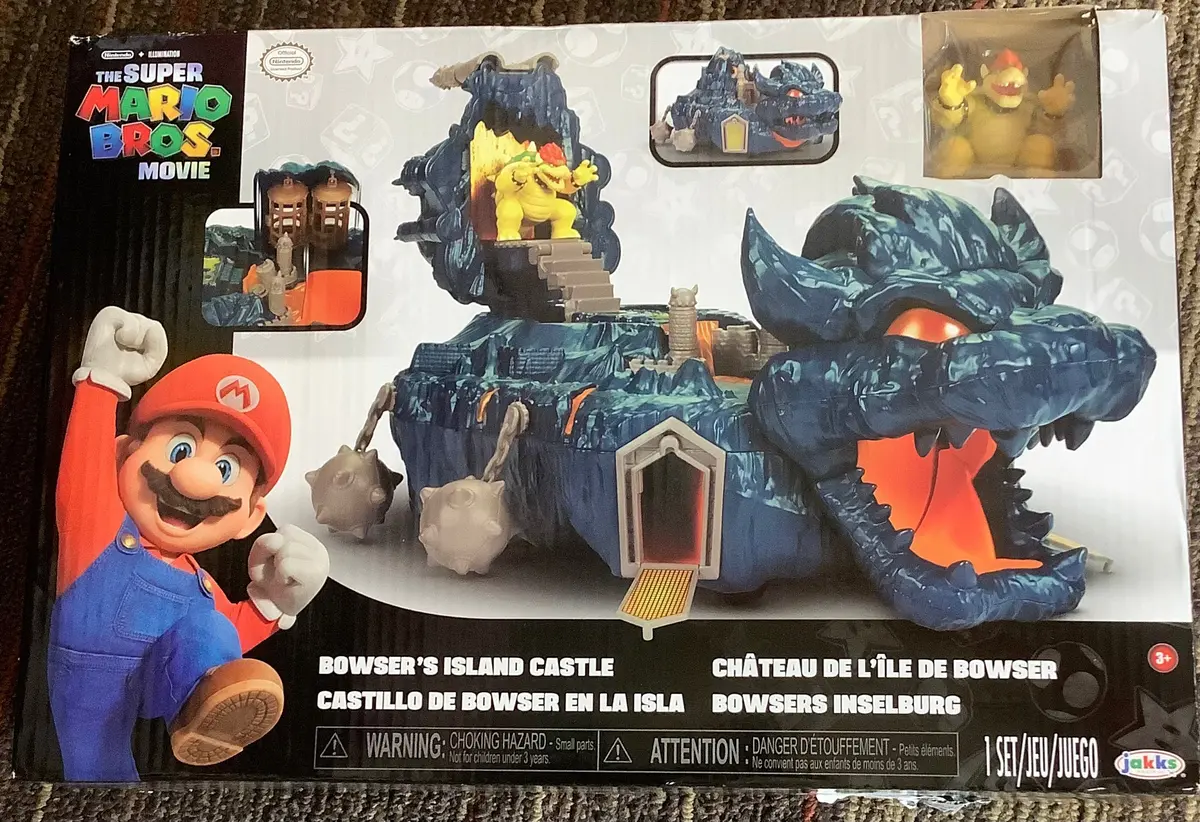 Super Mario Bros. The Movie Bowser's Island Castle Playset 1